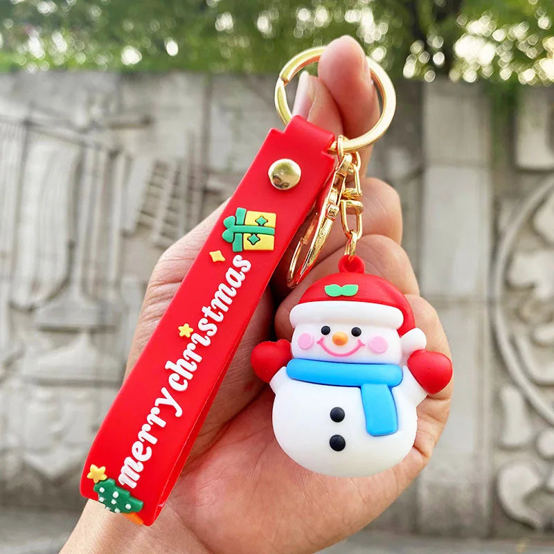 cute snowman keyring christmas gift