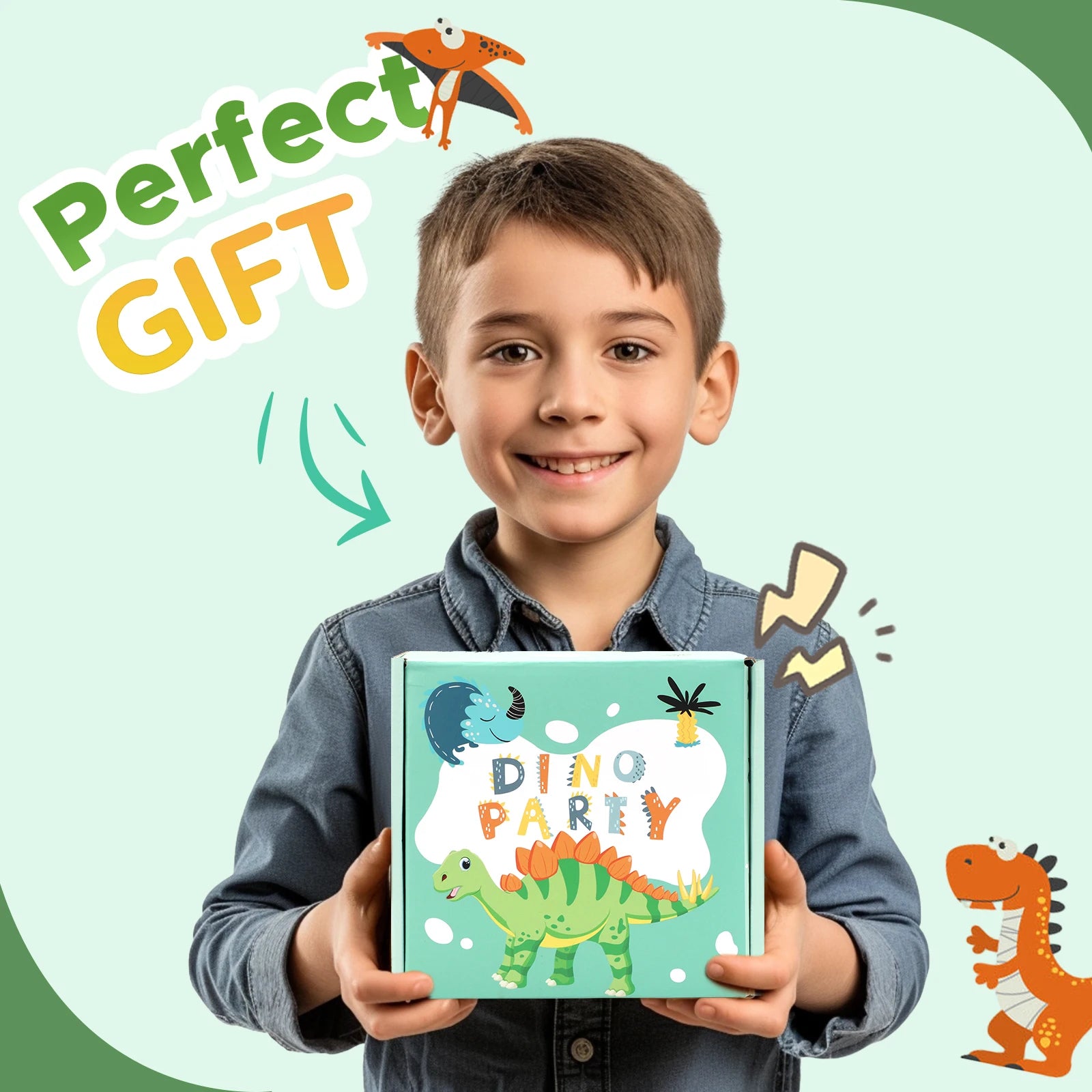 dinosaur headset gift for boys and girls
