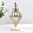 15x30cm Water drop Gold Christmas Tree Decoration
