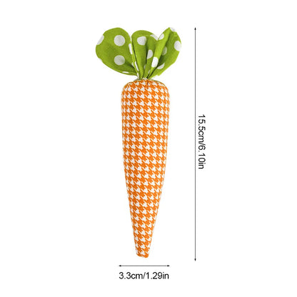 1pc dogtooth soft carrot easter decoration