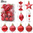 20 piece candy cane red christmas ornaments