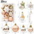 20 piece gold christmas decorations