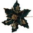 28cm green and gold Poinsettia christmas decor