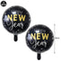 2pcs happy new year 30cm balloons