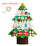 32pc Felt Christmas tree with 5M Lights Kids Craft