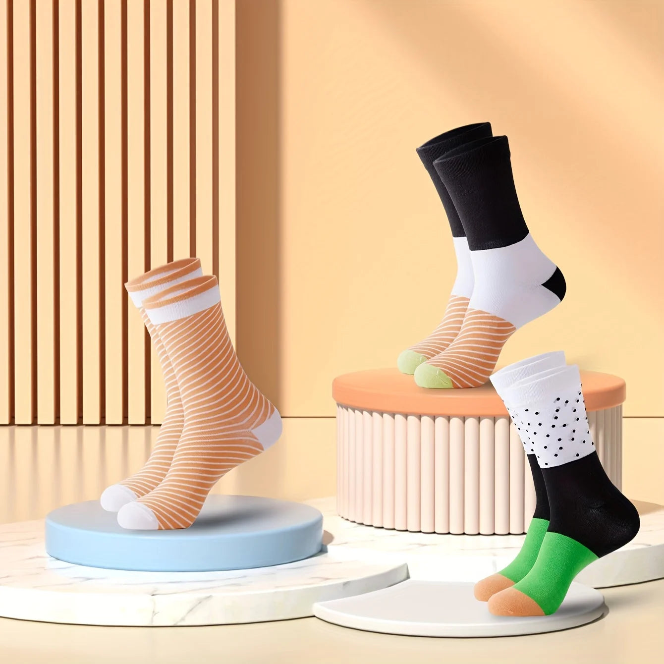 3 pairs of Sushi socks gift for Christmas