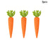 3pc easter carrot decorations 