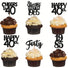 40th birthday cupcake toppers