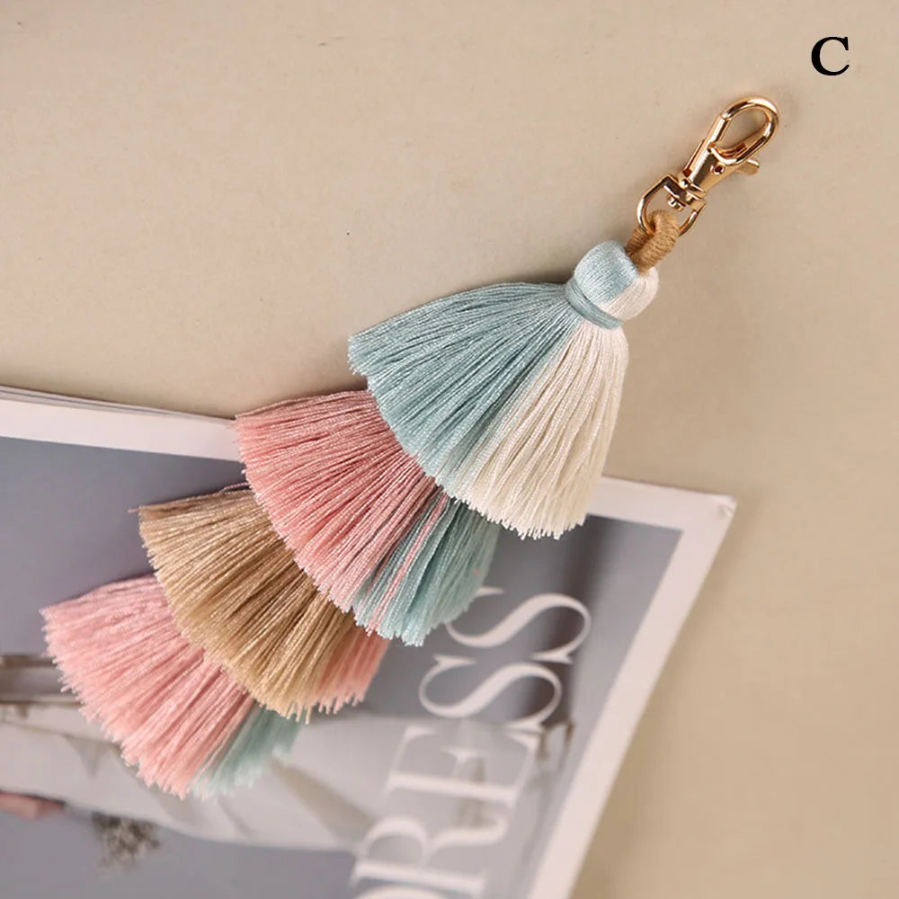 4 layer cool colours bag charms gift for her