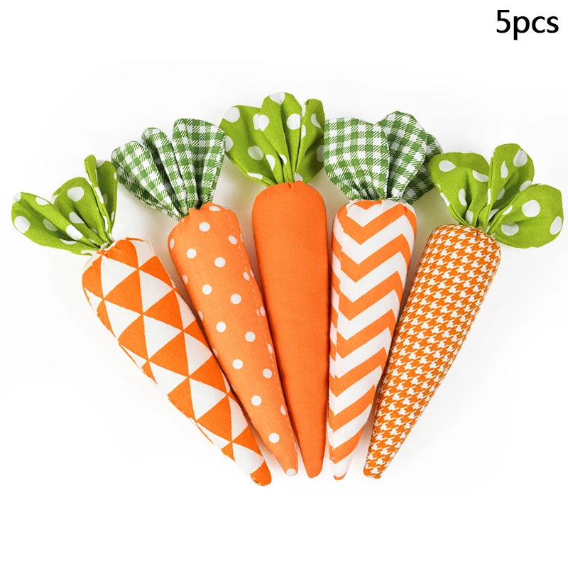 5pc easter carrot decorations 