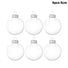 6pcs 6cm Fillable Bauble