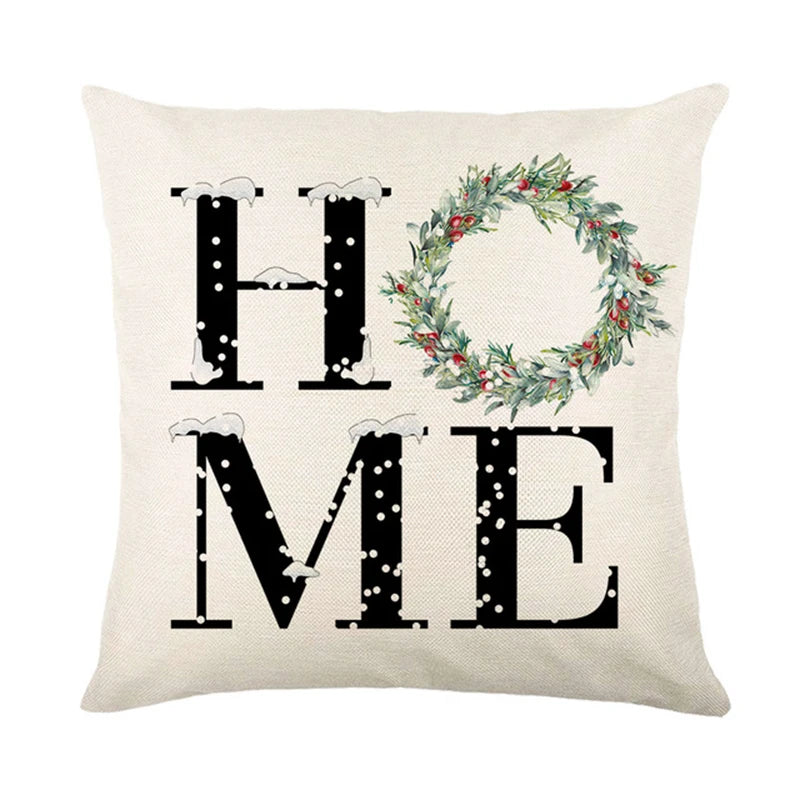 Black and white Christmas Home Pillow case cushion covers