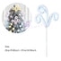 Blue and white candy cane theme christmas Tree Decorations