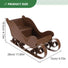 Brown Santa Sleigh for Christmas Gifts and Crafts