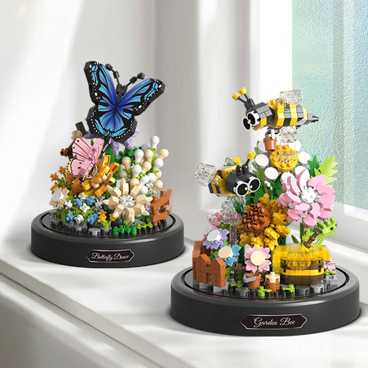 Butterfly and bumblebee building blocks