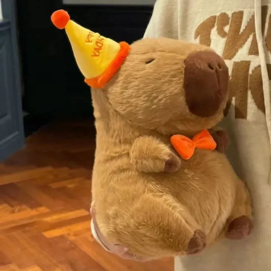 Capybara Happy Birthday Plush