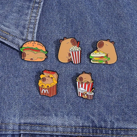 Capybara Pin Badges Brooches