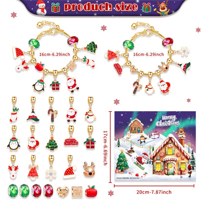 Charm bracelet advent calendar product size