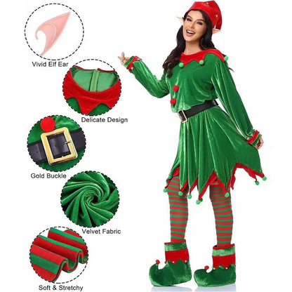 Christmas Elf Fancy Dress costume