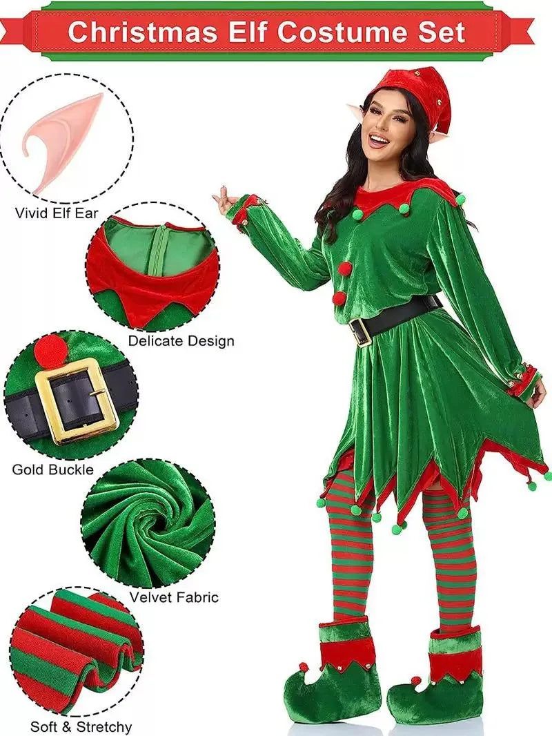 Christmas Elf Fancy Dress costume