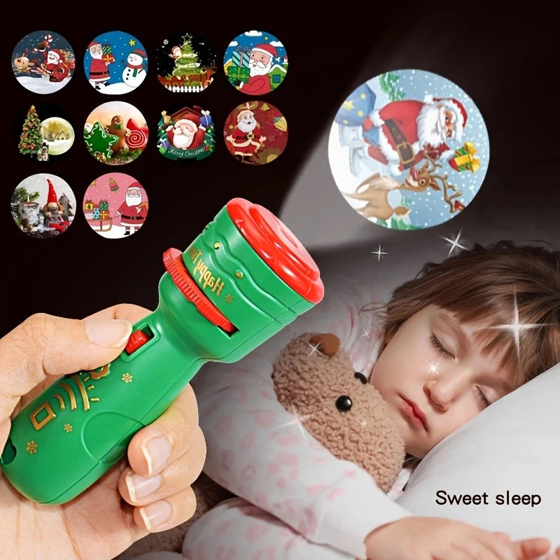 Christmas Flashlight projector green
