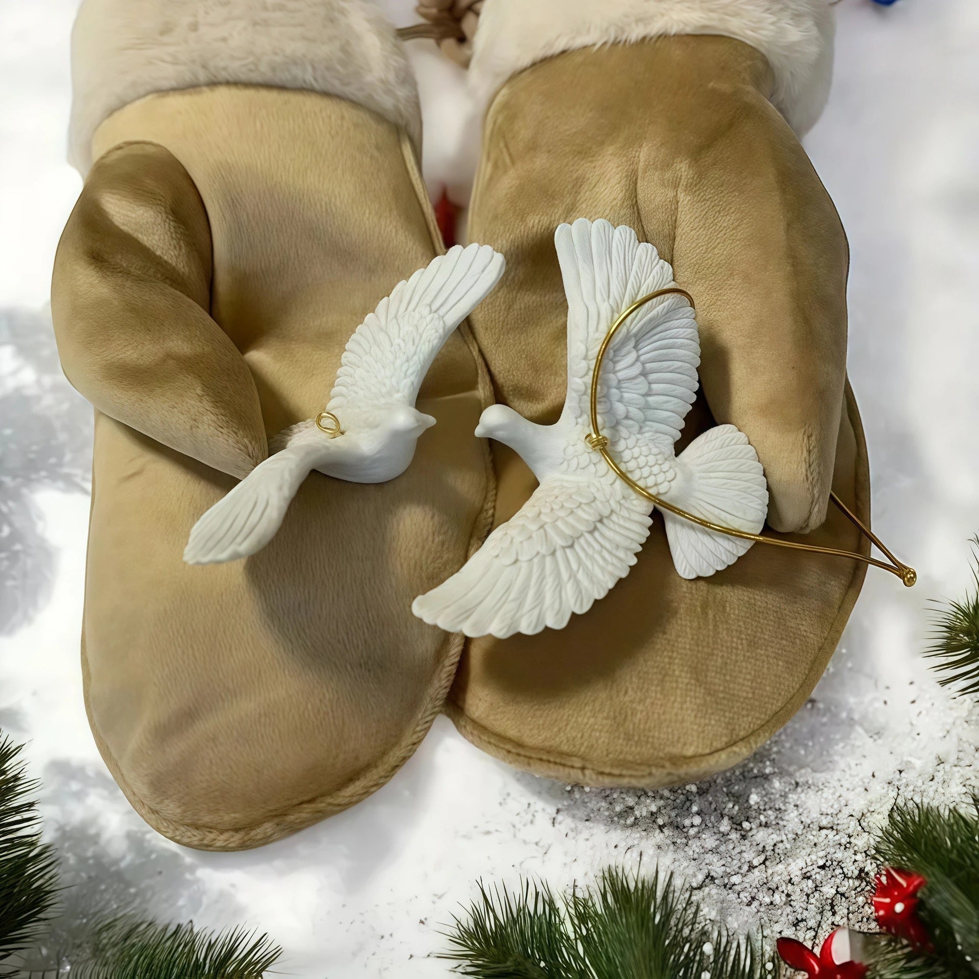 Christmas Friendship Dove ornaments