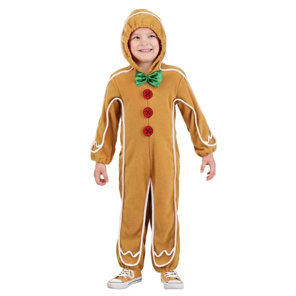 Christmas Gingerbread Fancy Dress Costume Onesie