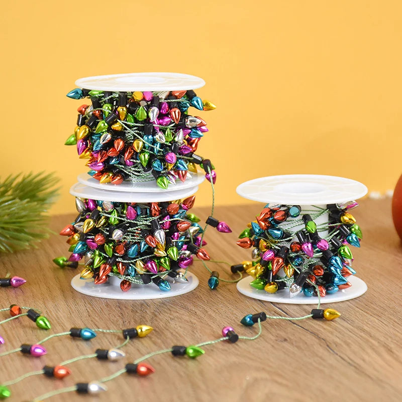 Christmas Light string bulbs craft DIY 
