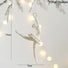 Christmas Ornament White glitter Ballerina