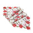Christmas Table runner Poinsettia red white green 