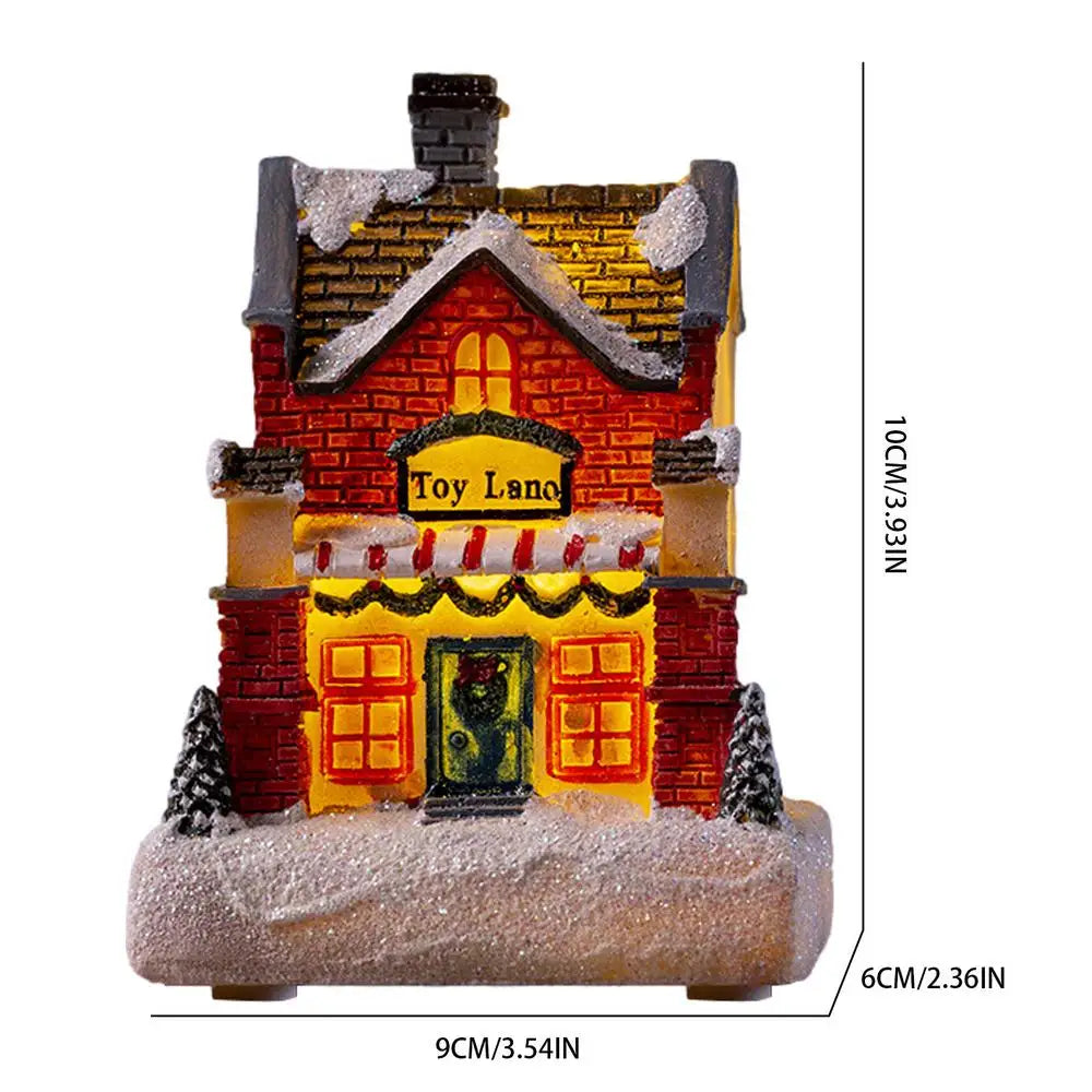 Christmas Village Lights Toy land 