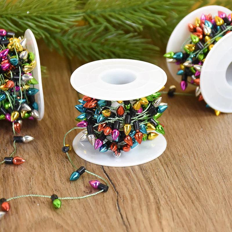 Christmas light bulb string lights for crafts