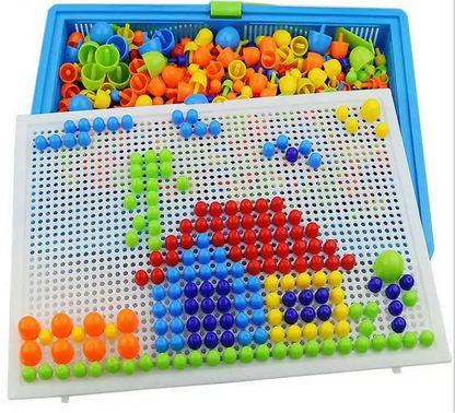 Colourful Peg Board Educational Toy
