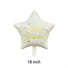 Cream Happy Birthday Star