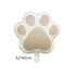 Cream bear pawprint balloon baby shower birthday