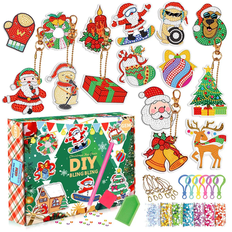 DIY BLING BLING gem art kit Christmas Craft