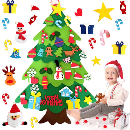 Dark green Light green snowman theme decorations DIY Stick on