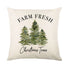 Farm Fresh Christmas tree pillow case cushion cover