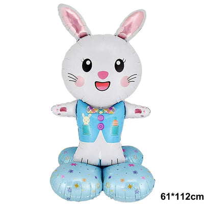 Freestanding cartoon bunny balloon