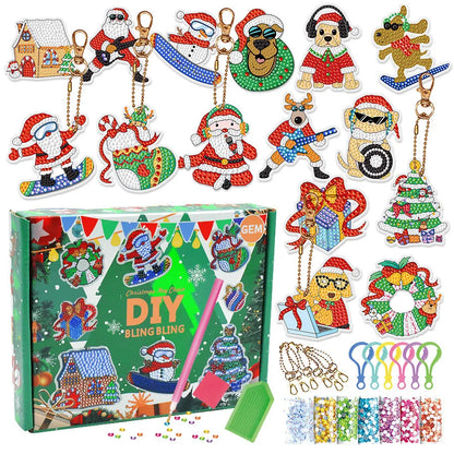Fun Christmas Crafts Gem art 