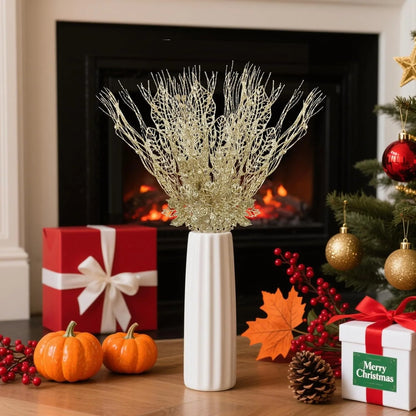 Gold Glitter Christmas Tree Branches