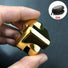 Gold cube fidget spinner and case