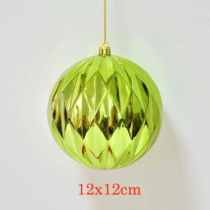 Green Onion shape Christmas Tree Ornamanet 12cmx12cm 