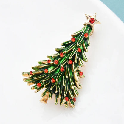 Christmas Tree Brooch Pin Badge