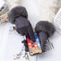 Womens Faux Fur Warm Winter Gloves