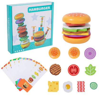 Hamburger kids educational toys