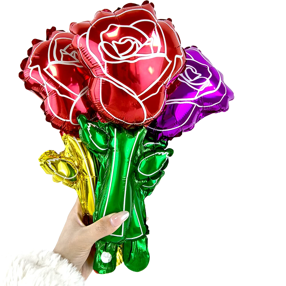 Hand Held Rose Balloons