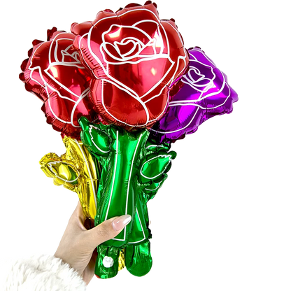 Hand Held Rose Balloons