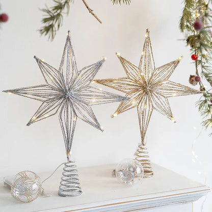 Hollow LED light Christmas Star stopper design 1