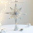 Hollow LED light Christmas Star stopper silver measurements